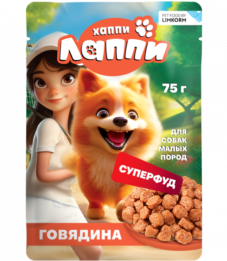 Complete canned dog food for adult small breed dogs